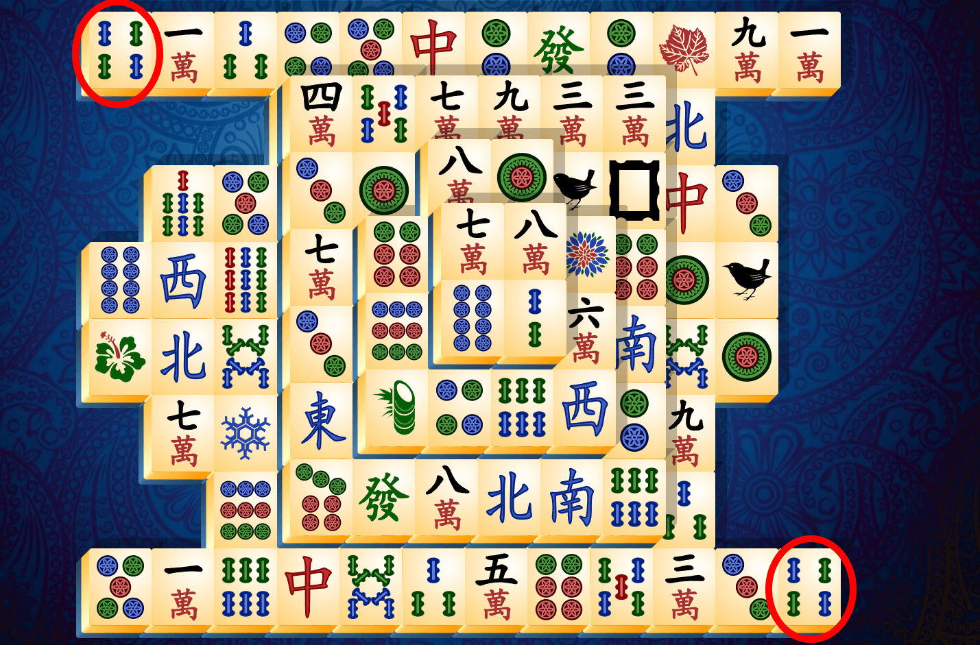 Mahjong Solitaire Pamācība, 5. solis