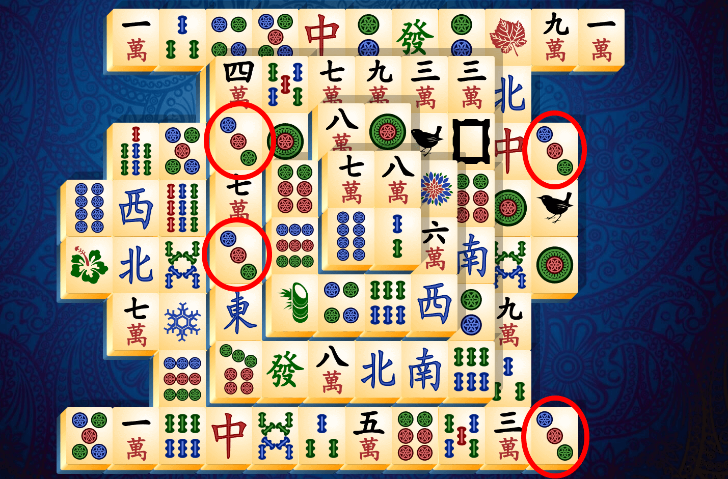 Mahjong Solitaire Pamācība, 6. solis