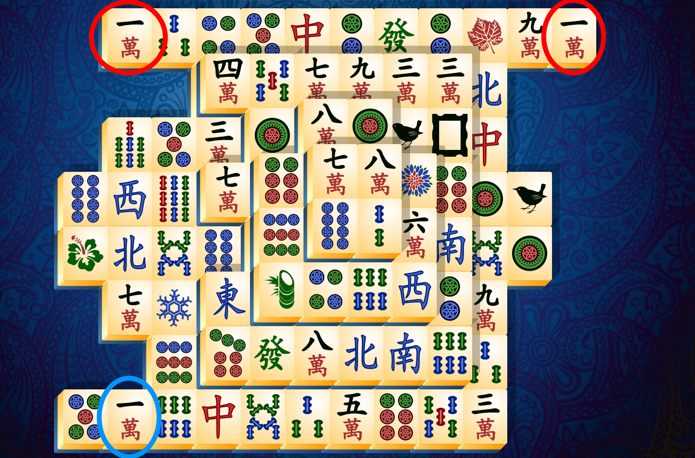 Mahjong Solitaire Pamācība, 7. solis