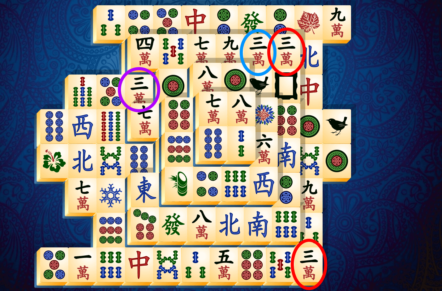 Mahjong Solitaire Pamācība, 8. solis